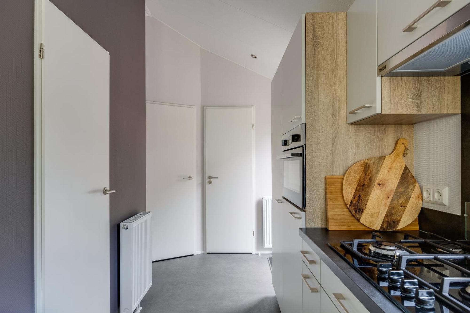 Modern Ingericht Chalet Op Groen Park Op De Veluwe Epe Exterior foto